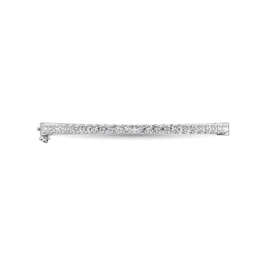 Diamond 1/5 Ct.Tw. Bangle in Sterling Silver