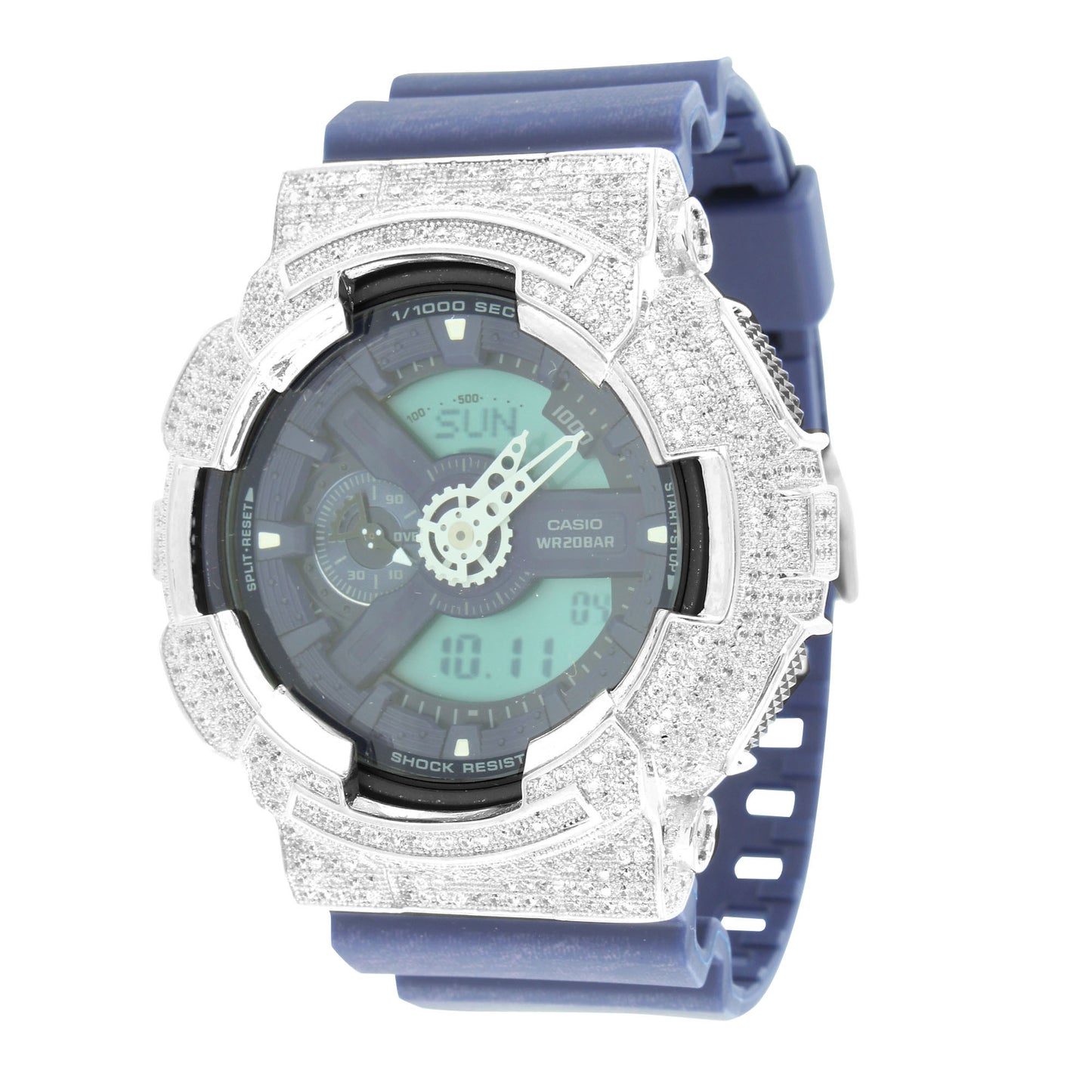 Blue G-Shock GA110HT-2A Watch Digital Analog