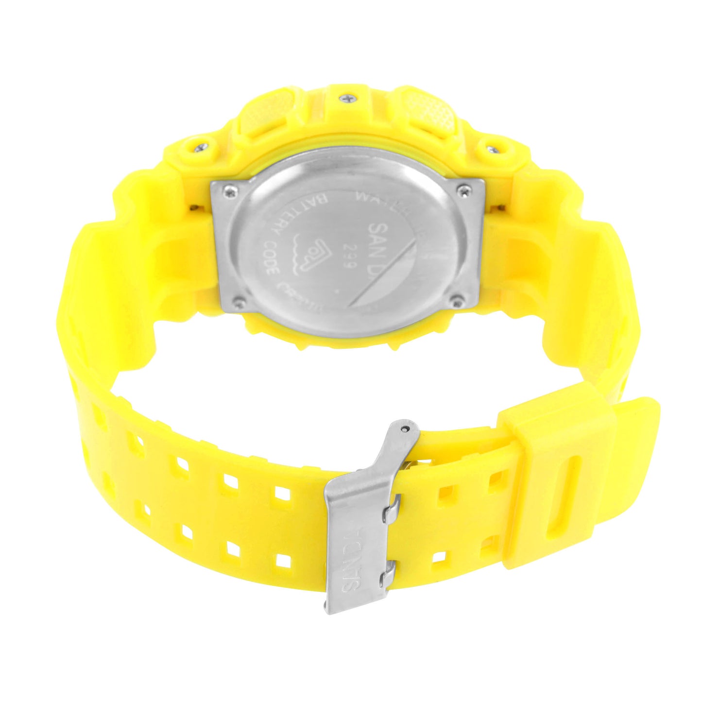 Bright Yellow Digital Watch Shock Resist 51MM