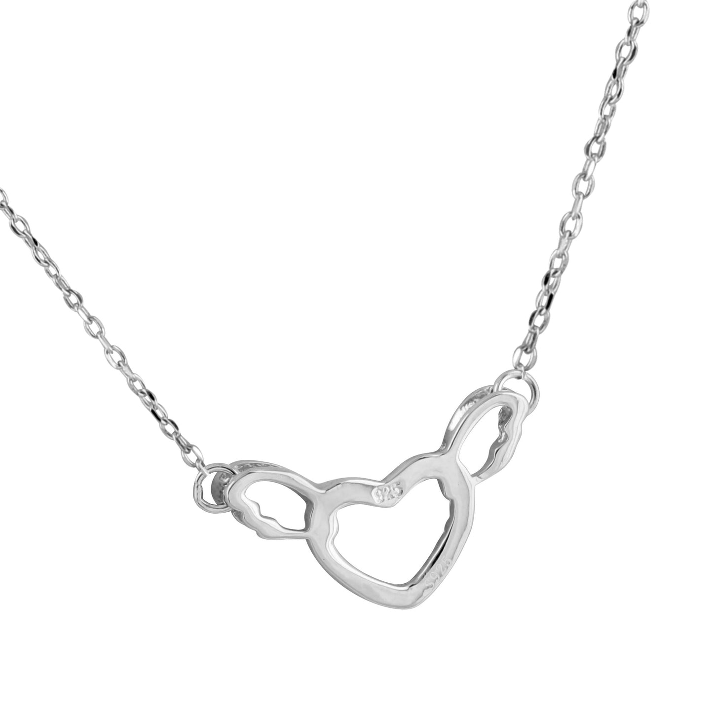 Womens Heart Love Pendant Necklace