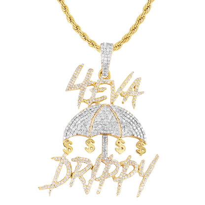 free gold chain, drip, real diamnd, dfiamond pendant, diamond chain,