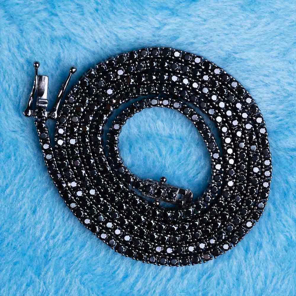 Moissanite Tennis Chains 3mm - 6mm (All Sizes & Colors)