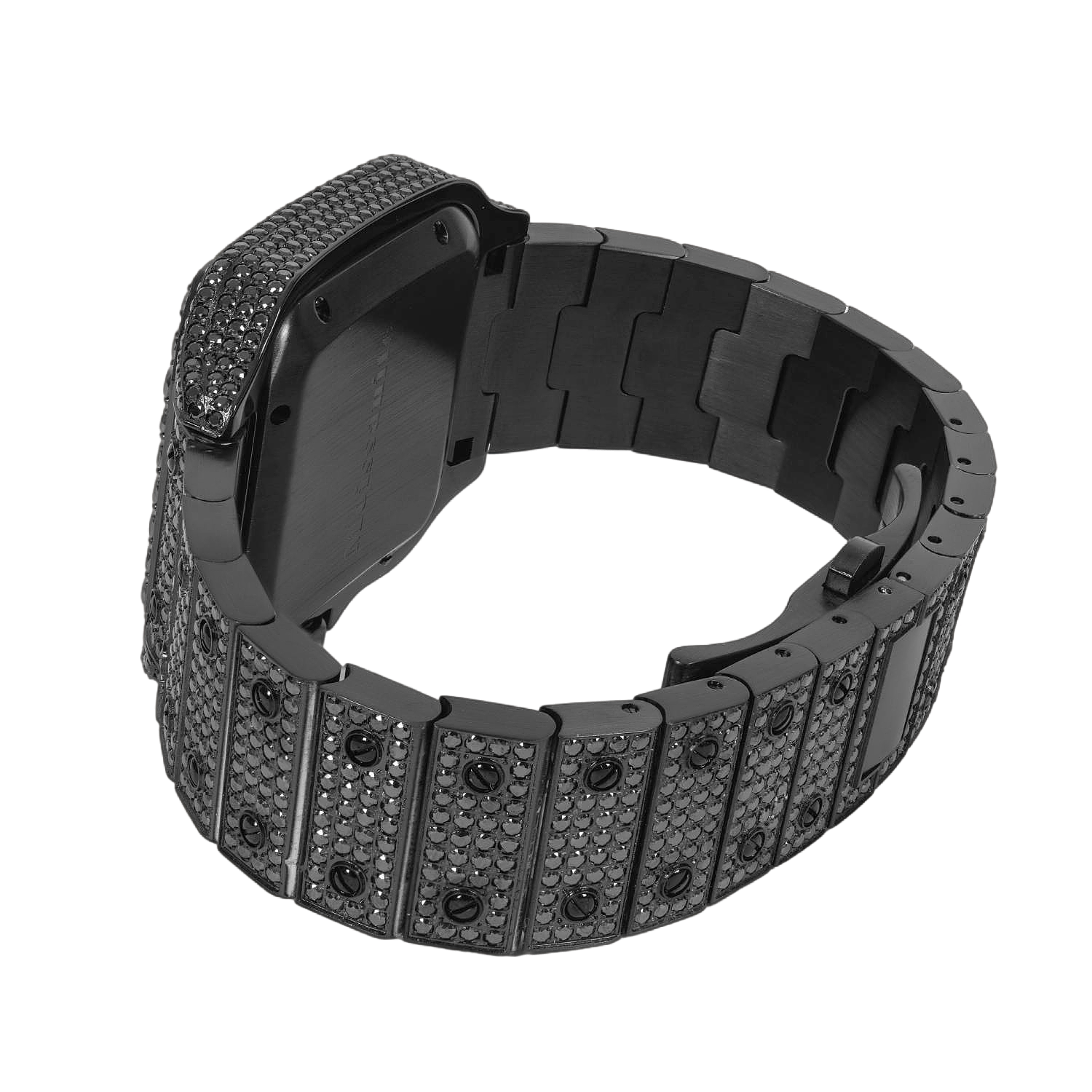 Moissanite All Black Candy Dial Watch Automatic 41mm