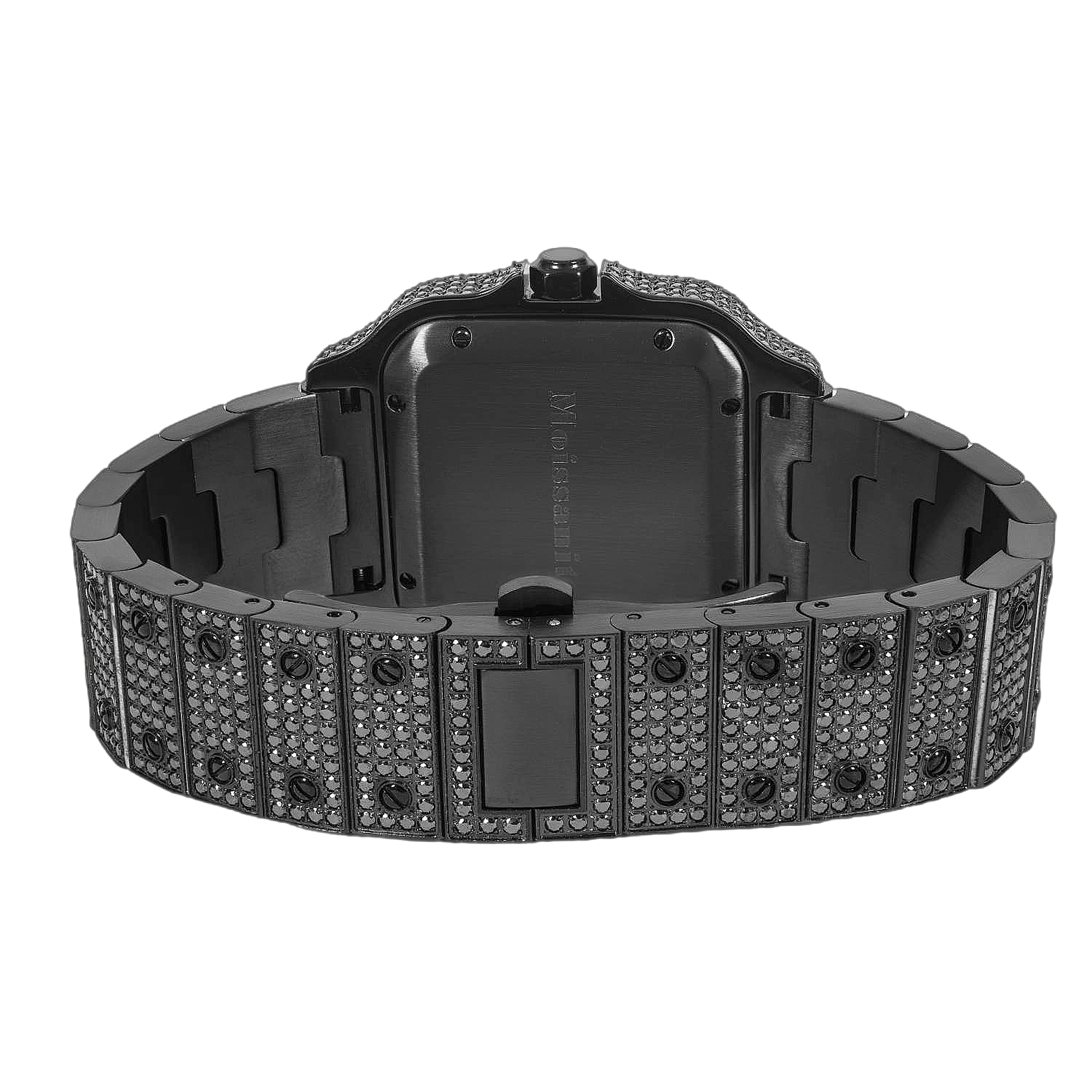 Moissanite All Black Candy Dial Watch Automatic 41mm