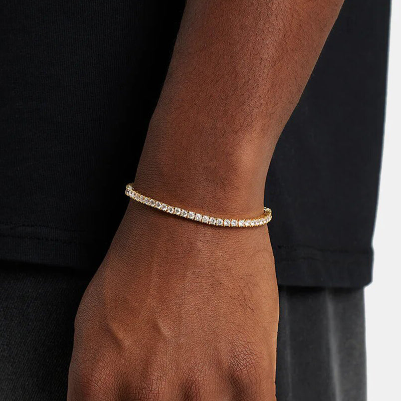 Moissanite Tennis Bracelet 925 14k Gold (ALL SIZES)