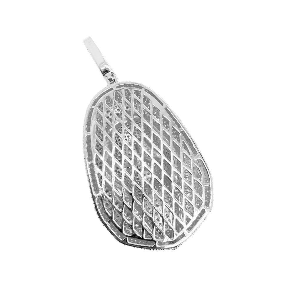 Moissanite Pendant Ghost Face Scream 925 Silver Death Custom Hip Hop - Master of Bling 