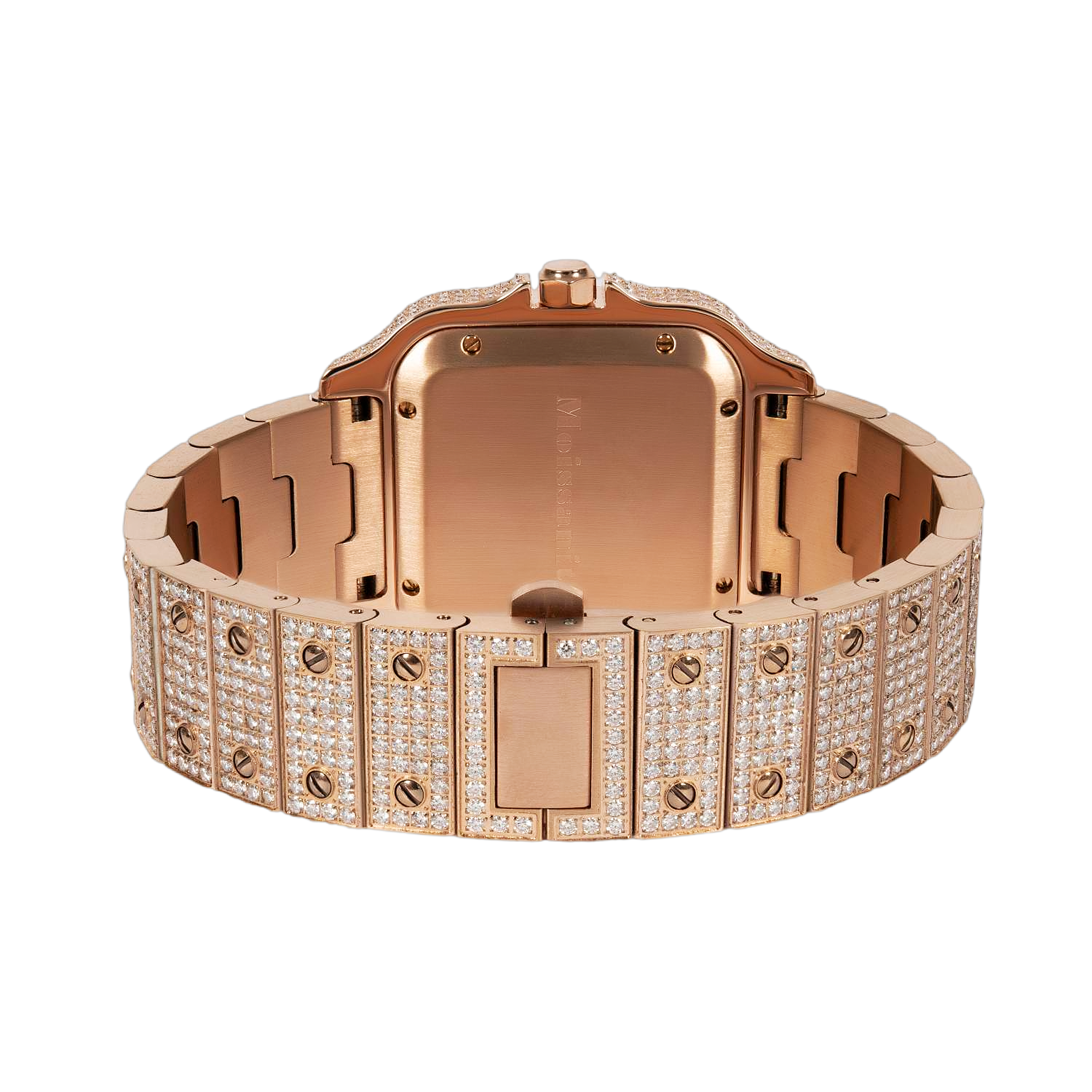 Moissanite Candy Dial Watch Rose Automatic 41mm