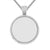 VVS Moissanite 0.93 CTW Picture Memory Sterling Silver Pendant
