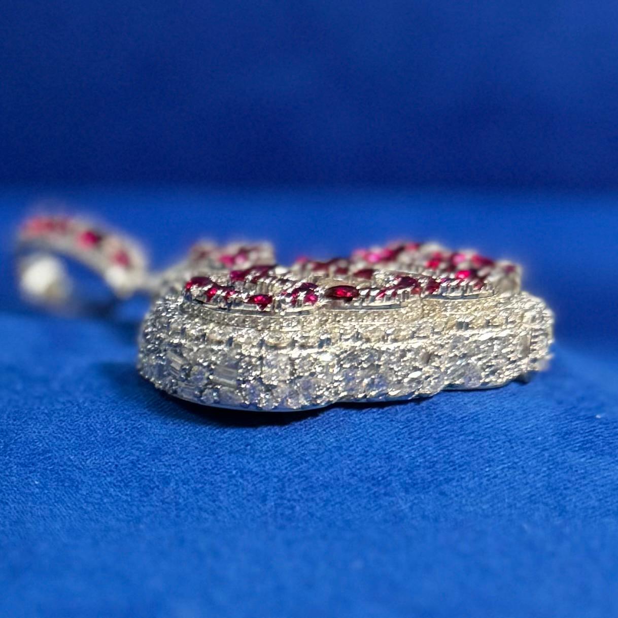 Moissanite Allah Pendant 925 Silver Custom Jewelry