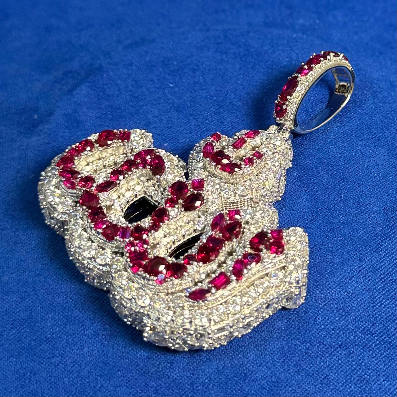 Moissanite Allah Pendant 925 Silver Custom Jewelry