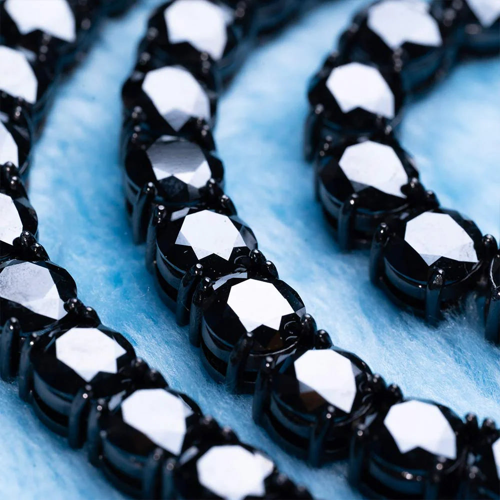 Moissanite Tennis Chains 3mm - 6mm (All Sizes & Colors)