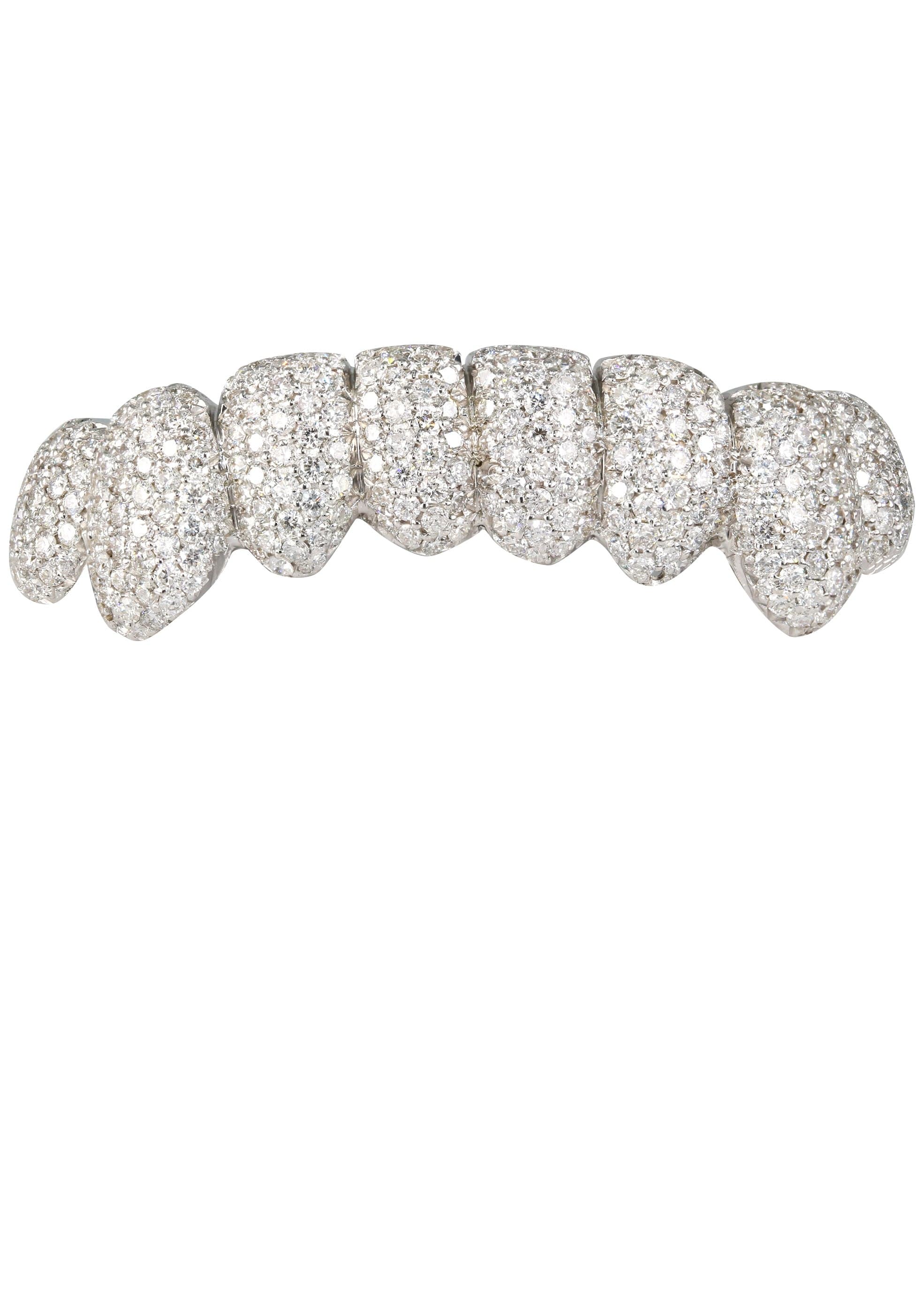 Custom Moissanite Diamond Top Bottom Honeycomb Set Grillz Handset