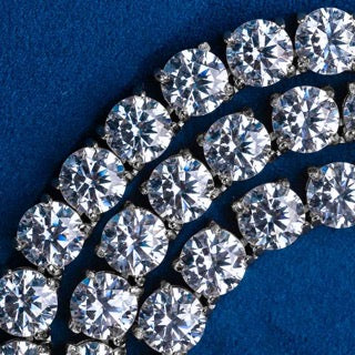Moissanite Tennis Chains 3mm - 6mm (All Sizes & Colors)