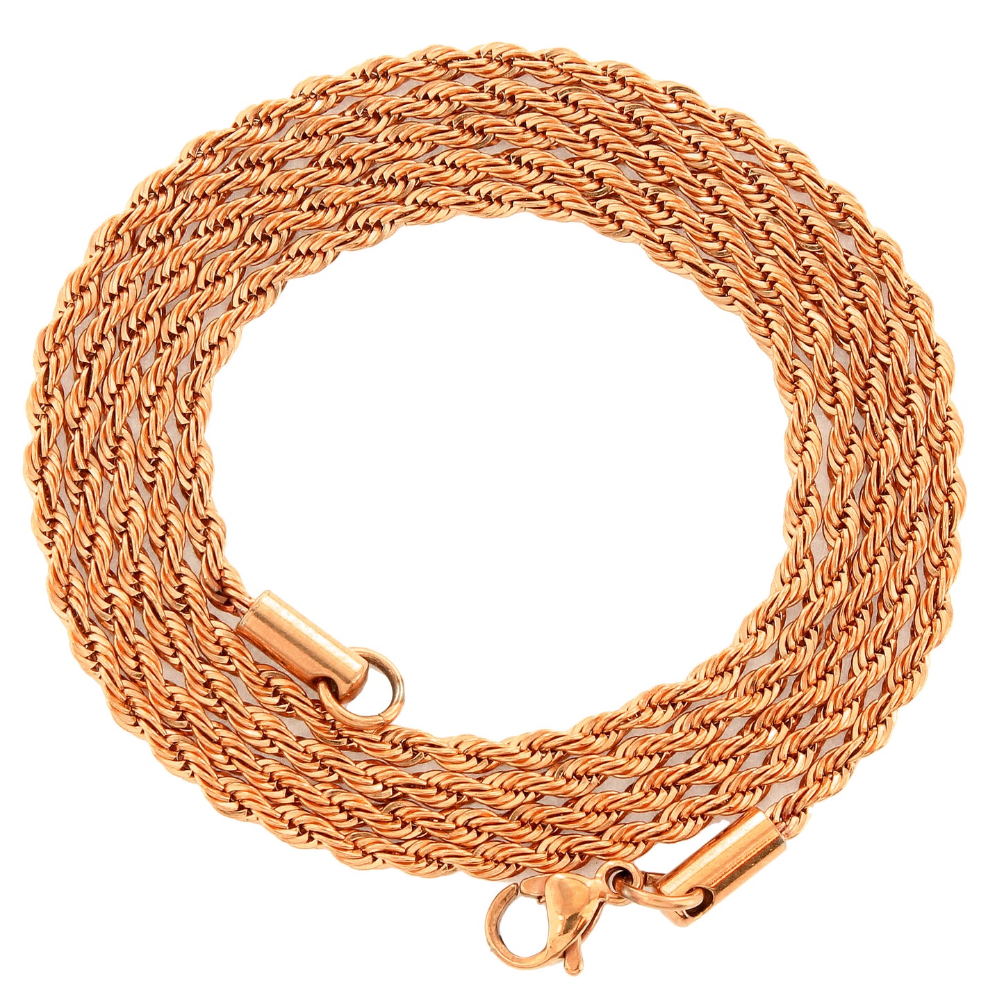 Men's Stainless Steel 24 " Fashion Rope Chain