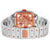 Two Tone Rose Gold Skeleton Dial Stainless Steel Moissanite Watch
