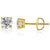 Sterling Silver 5mm Moissanite 1.0Ct Diamond Earrings