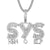 Sign Yourself Rich Baguette Men's Custom Icy Hip Hop Pendant