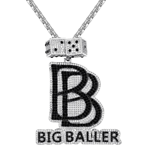 Big Baller, luck, casino, dice, mens chain, tennis chain, custom chain