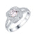 Solitaire Bridal Womens Ring Wedding Engagement 925 Silver Simulated Diamonds