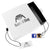 Plug Switch Rose Gold Finish 3D Two Tone Bling Silver Charm