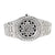 Stainless Steel 41MM Moissanite Skeleton Dial Mens Watch