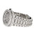 Stainless Steel 41MM Moissanite Skeleton Dial Mens Watch