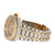 Two Tone Yellow Gold Moissanite Skeleton Dial Octagon Watch
