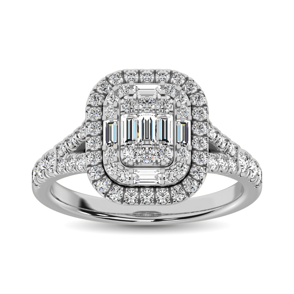Diamond 1 Ct.Tw. Fashion Ring in 14K White Gold