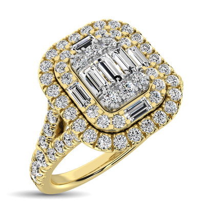 Diamond 1 Ct.Tw. Fashion Ring in 14K Yellow Gold