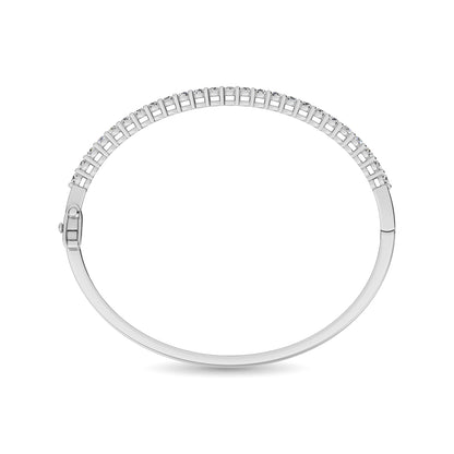 Diamond 1/5 Ct.Tw. Bangle in Sterling Silver