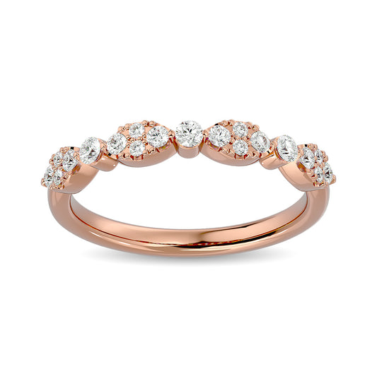 Diamond 1/3 ct tw Band in 14K Rose Gold