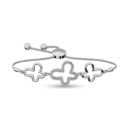 Diamond 1/8 ct tw Bracelet in Sterling Silver