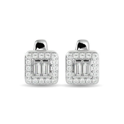Diamond 1/4 Ct.Tw. Fashion Earrings in 10K White Gold