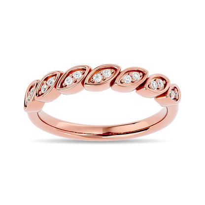 Diamond 1/10 ct tw Stackable Ring in 14K Rose Gold
