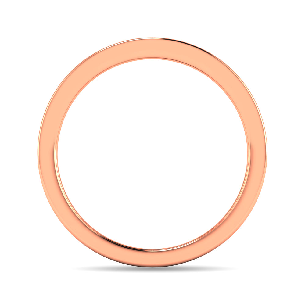 Diamond 1/20 ct tw Rount Cut Band in 14K Rose Gold