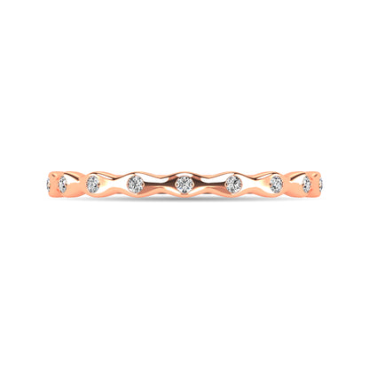 Diamond 1/10 ct tw Stackable Ring in 14K Rose Gold