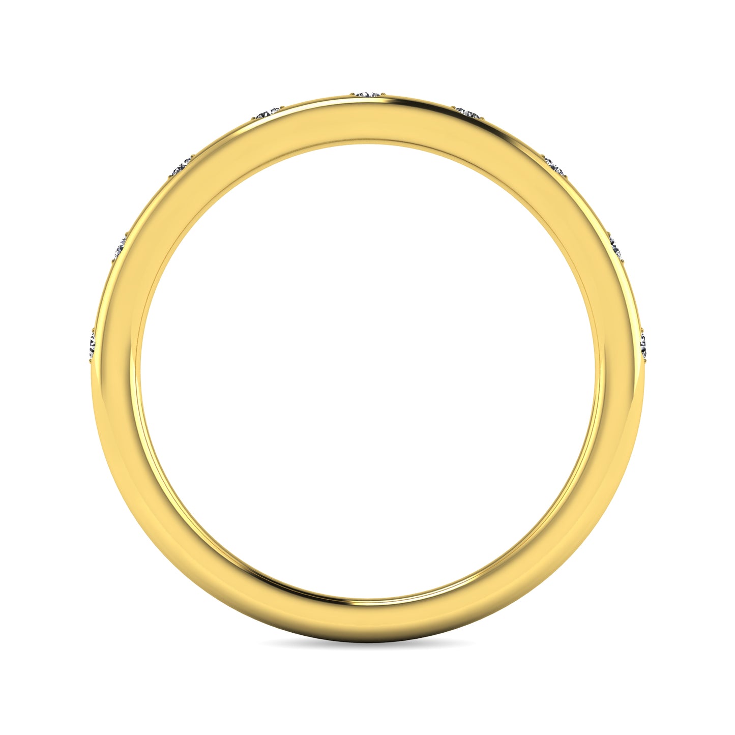 Diamond 1/10 ct tw Stackable Ring in 10K Yellow Gold