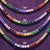 Multi Color Rainbow 3MM One Row Hip Hop Tennis Necklace