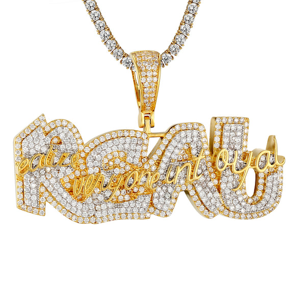 Realize Everyone Aint Loyal Double Layer Designer Pendant