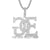 Icy God Over Everything GOE Baguette Bling Religious Pendant