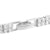 Sterling Silver Womens Bracelet Simulated Diamonds Square Link Unique