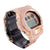 Pink Simulated Lab Diamond G-Shock DW6900 Rose Gold Watch