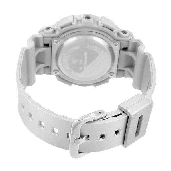 Silver Shock Watch Sports Look Analog & Digital Display