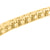 Square Link Bracelet Yellow Gold Finish 925 Silver