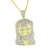 Mens Jesus Pendant Stainless Steel Box Necklace