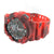 Red Military Army Camouflage Print Digital Watch Resin Band