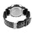 Shock Resistant All Black Watch Digital-Analog Silicone Band