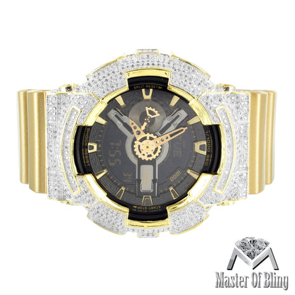 G Shock Gold Tone GA110GD Multi Time Zone Watch
