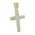 14K Gold Finish Cross Pendant Jesus Charm Sale