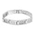Stainless Steel Custom Bracelet 14K White Gold Finish